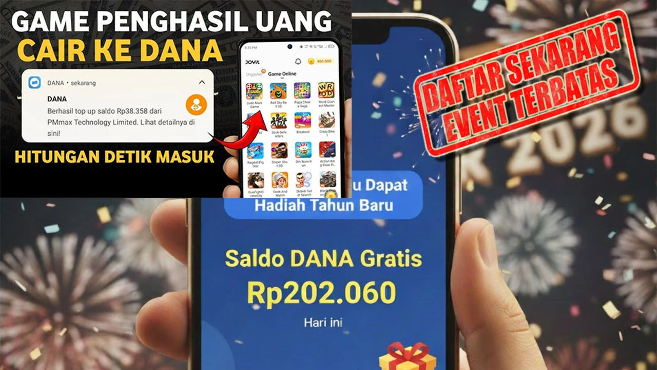Langsung Cair ke Kantong! Klaim Saldo DANA Gratis Rp500.000 Lewat Game Penghasil Uang 2026 PERI11